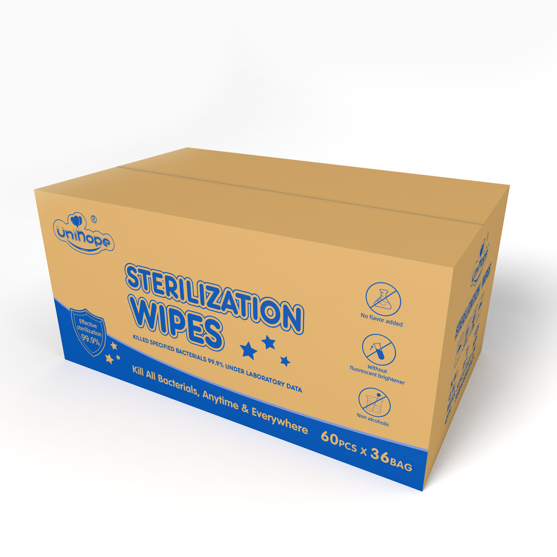Non-Woven 40g 75% Soft Alcohol Wipes for Adult Children All-Purpose Cleaning Detergent