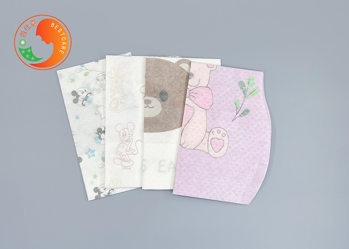 Leak Proof Disposable Baby Bibs Organic Cotton Food Grade Custom Disposable Bibs