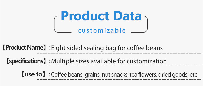 Coffee Bean Bags With Valve Air Valve Bag Preserves Freshness Enhances Storage
