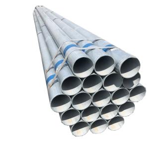 China Galvanized Steel Round Hollow Tube ASTM A106 A36 A53 1.0033 BS 1387 MS ERW wholesale