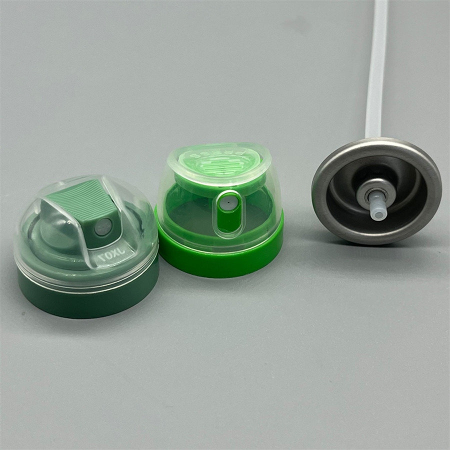 Compact Travel-Ready Deodorant Body Spray Valve for On-the-Go Consumers with TSA-Compliant Design