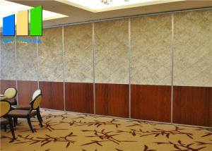 China Contemporary Aluminum Frame Restaurant Sound Proof Partitions For Ballroom wholesale