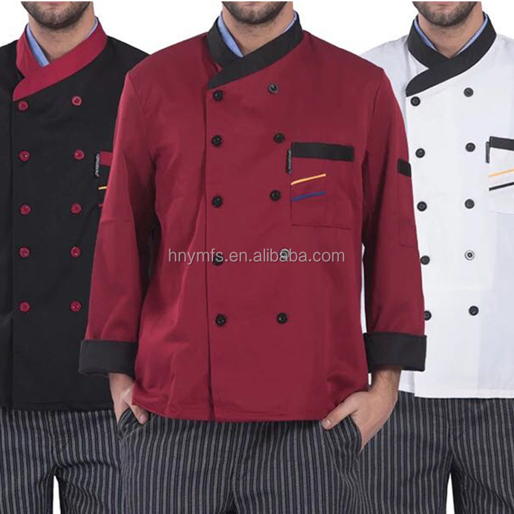 Breathable Hotel Chef Uniform Tops Unisex Customized Sizes
