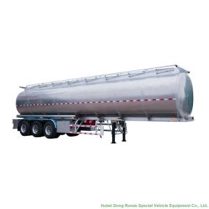 China 44m3 Aluminum Fuel Semi Trailer 3 Axle For Health Oil Transport 40T- 45Ton wholesale