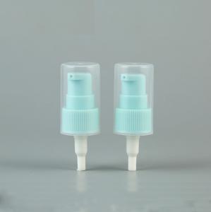 China 18mm 20mm Fine Mist Spray Tops For Disinfectant Solid Blue Ribbed wholesale
