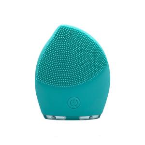 China USB Rechargeable 6000 times Silicone Ultrasonic Facial Brush wholesale