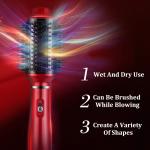 OEM 3 In 1 Multifunctional Hair Dryer Brush 240V Hair Straightener Comb