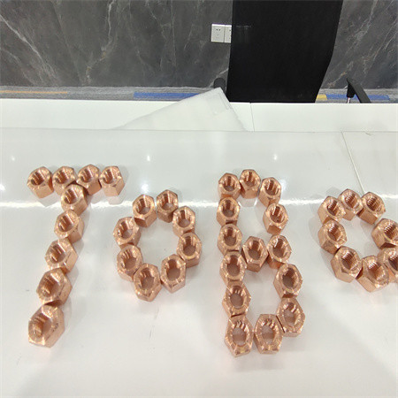ASME B18.2.2 Brass Hex Nuts UNC Threads 1/8"-3" Conforms To ASTM B16