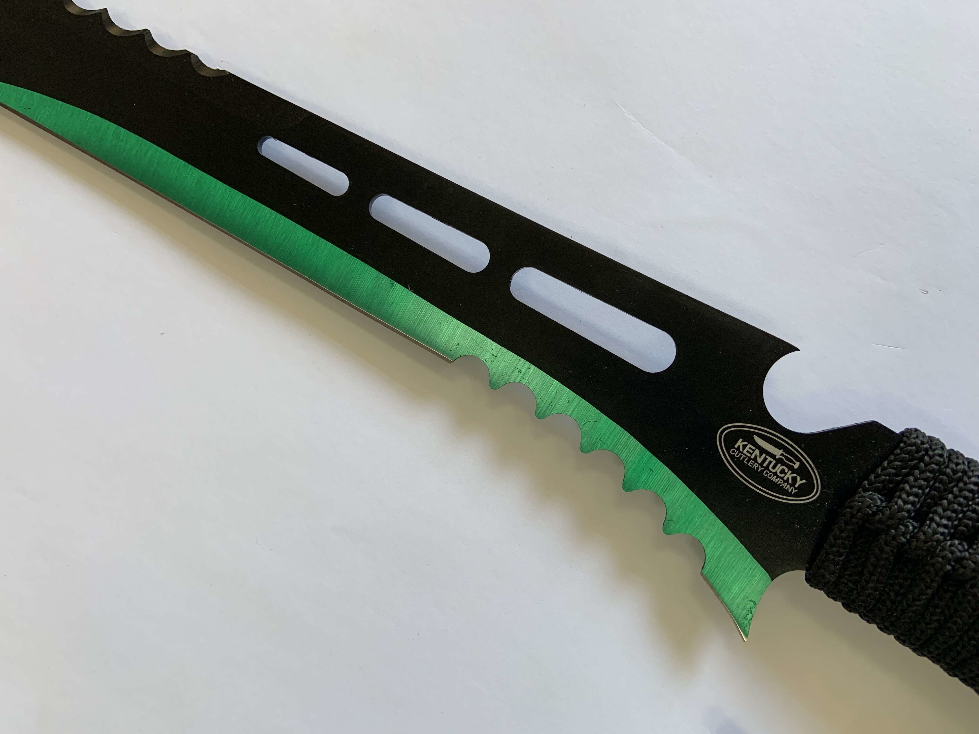 ODM OEM Outdoor Hercules Stainless Steel Hunting Knife Black Handle 26in