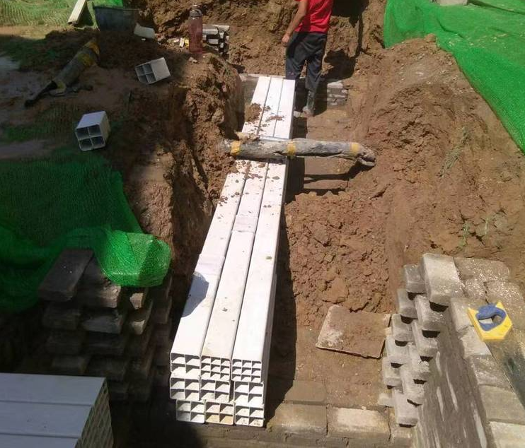 Custom Pvc Square Rectangular Plastic Grid Pipe Tube Manufacture with Glue Connection