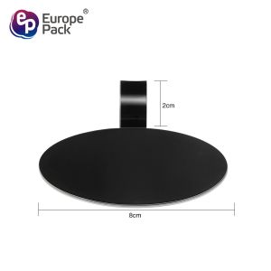 Wholesale round shape disposable plastic cake tray with handle