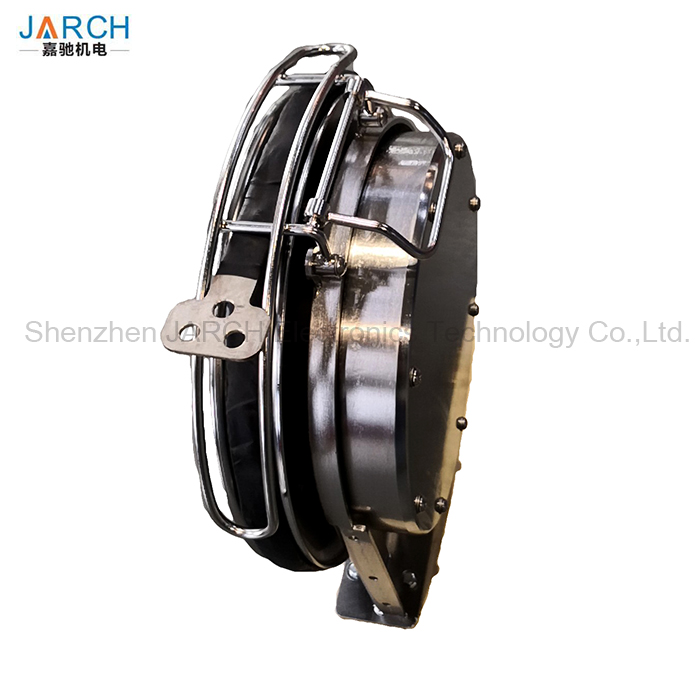 Oil Tank Floating Coil Hose Reel Disk Placing Static delivery reel Electricity / Lightning Protection hose reel