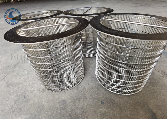 Reverse Winding Silk Screen Vee Wire Wrapped Screen SGS ISO