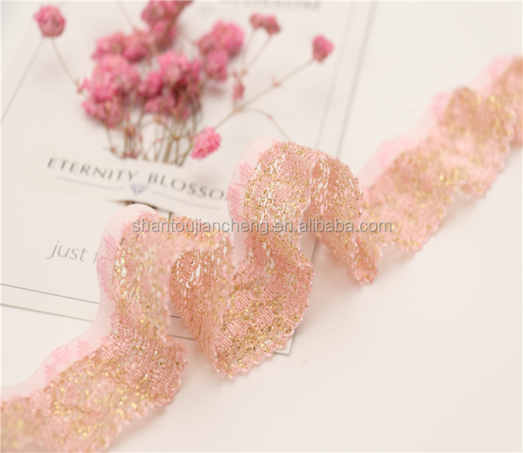 43mm Nylon Jacquard Lace Elastic Band Underwear Lace Elastic Trim