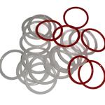 Internally Lubricated ORK Silicone Food Grade Rubber NBR EPDM FKM O-Ring for