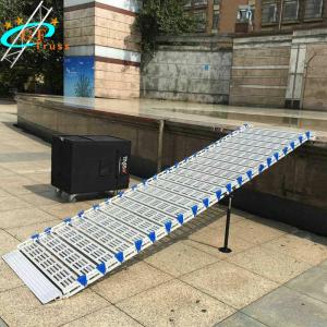 China 500KG Portable Aluminum Alloy Roll Stair For Outdoor Event wholesale