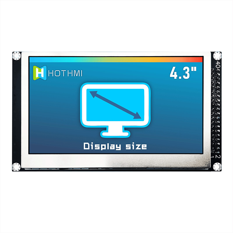 4.3 Inch 800x480 IPS TFT LCD Panel with Controller Board SSD1963