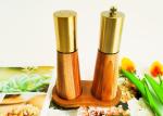 Traditional Stainless Steel Wooden Pepper Spice Mill Set