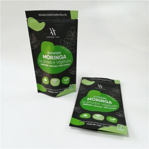 China Customized stand up pouches powder packaging moringa tea bags wholesale