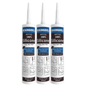 China Water Resistant Silicone Adhesive Sealant Acetic Clear RTV Glass Sealant wholesale