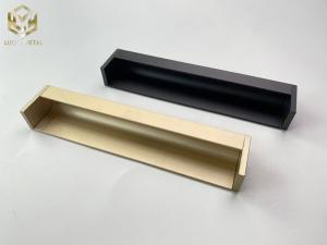 China Aluminum Metal Drawer Edge Pull Handles wholesale