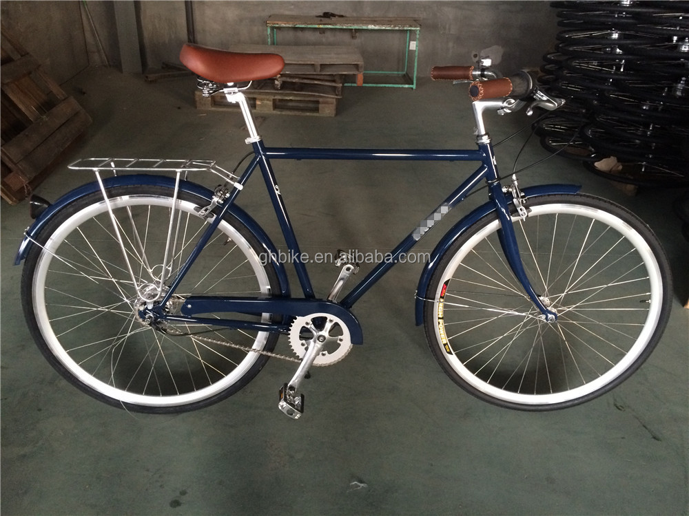 Single Speed Bicycle Classic City Cruiser Bike Women Step Through Lady Bikes 1.8m Long