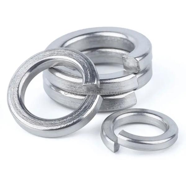ANSI/ASME Standard Black Finish Stainless Steel Spring Washer with Square Ends DIN127 M3-M30