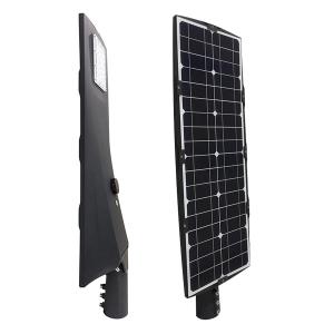 China IP66 Sidewalk 7000LM Solar Powered Led Street Lights 100LM/W wholesale