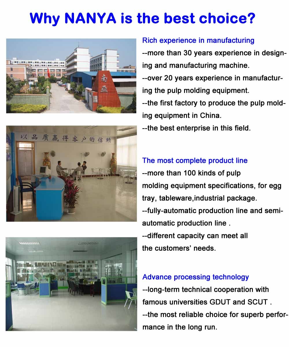 Fully Automatic Pulp Molding Equipment , High Efficiency Egg Tray Production Line
