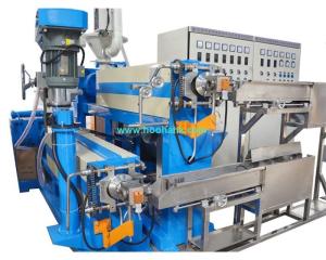 China Tandem Line Indonesia Customer Wire And Cable Extrusion Machine wholesale