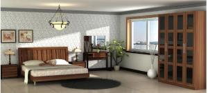 China Multi Color Full Bedroom Furniture Sets Melamine Finishing Panel Furniture wholesale