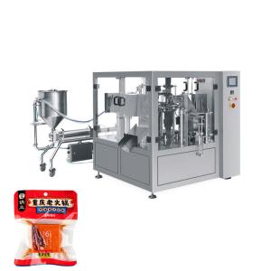 China Bag Sauce Packaging Machine Automatic Liquid Premade Pouch Packing Machine wholesale
