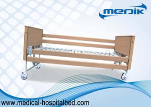 China Disabled Care Electric Foldable Nursing Home Bed Locking Wheels wholesale
