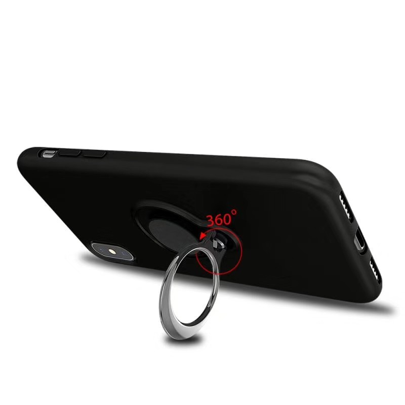 Paited Color Ring Magnetic Car Mount Holder Soft TPU Case Back Cover For Xiaomi Redmi NOTE6 Pro Redmi6/Redmi6A MI8SE S2