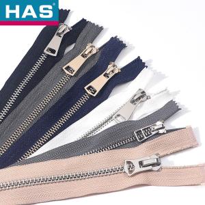 China 2 Way Metal Zipper Y Teeth Zipper For Shoes Clothing Bags wholesale