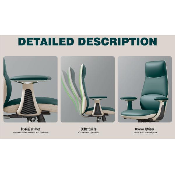 office furniture factory Modern Luxury Boss Leather Office Chair Rotatable Ergonomic Chair Sturdy Office Chair