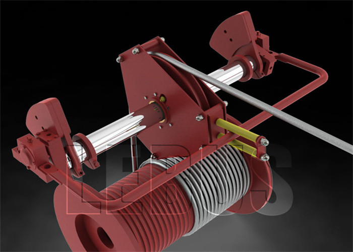 30Ton Slow Speed Winch With Spooling Device Hydraulic Power