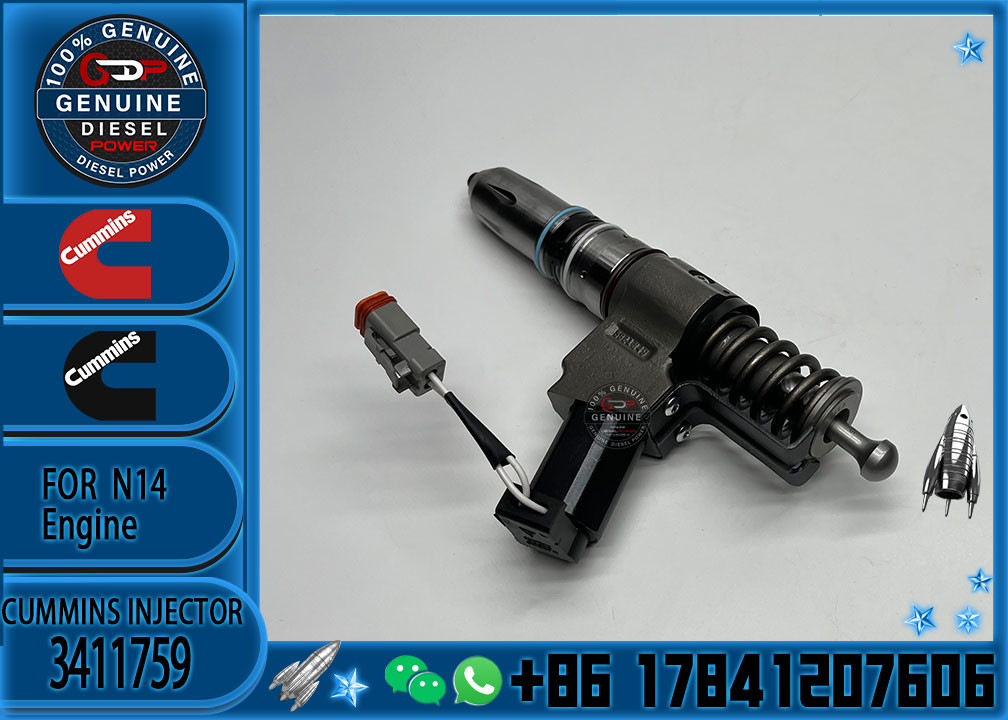 Auto Parts Common Rail Diesel Fuel Injector 3411845 3411759 For CUMMINS M11 QSM ISM QSM11 ISM11 Engine