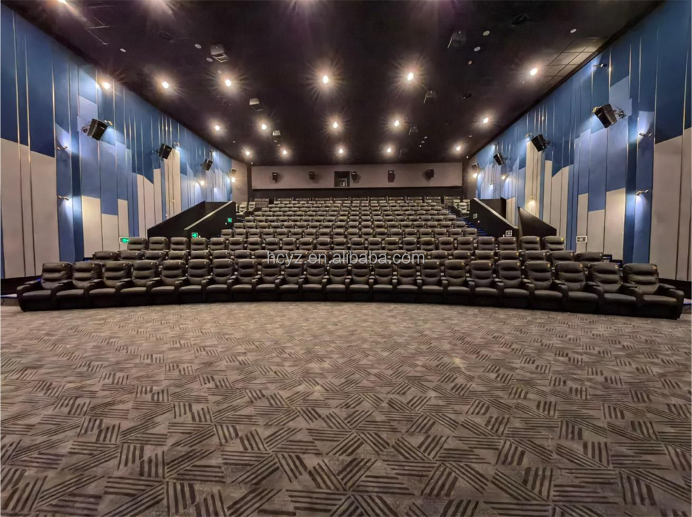 Modern Commercial Furniture Theater Seat with Cup Holder 70*90*104cm Theater Furniture
