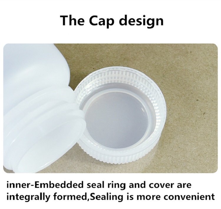 Translucent blank Plastic Medicine Bottles Empty Storage For Pharmacy Capsules And Liquids