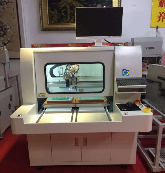 Quality Dual Station 60000rpm V Cut PCB Depaneling Router for sale