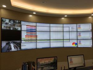 China 46 “ Curved Video Wall Displays For Conference Room / Surveillance Center wholesale