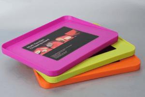 China LFGB Multifunction PP Plastic Chopping Board Pink Orange For Kitchen wholesale