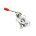 Npt Sanitary Manual Butterfly Stainless Steel Valves ANSI