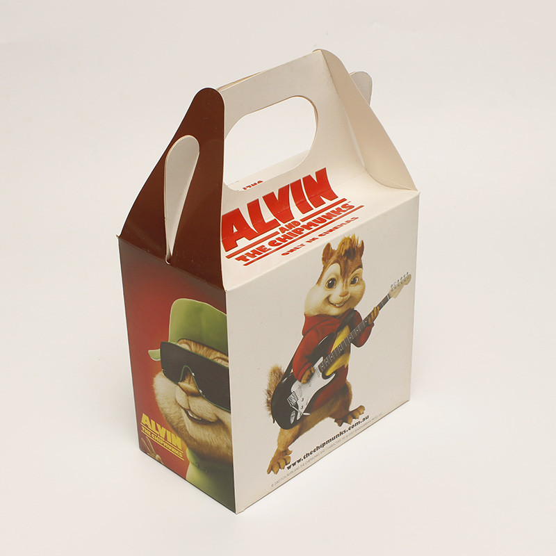 Take Away Fast Food Packaging Boxes , Waterproof Cardboard Chicken Burger Box