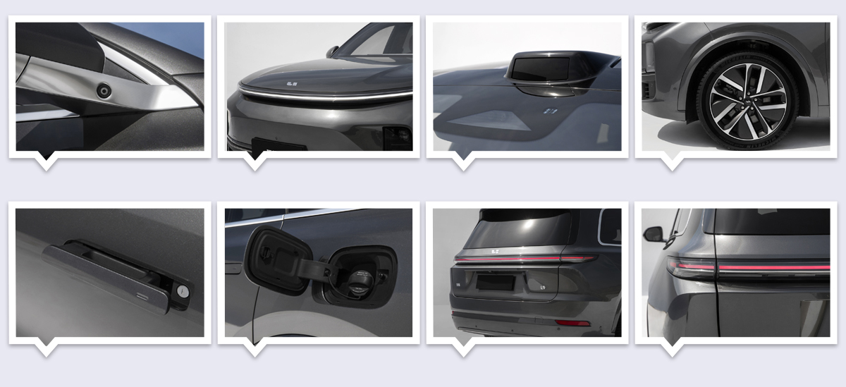 Lixiang Pure Electric Vehicle 330kW Maximum Power and 2570kg Curb Weight for Mobility