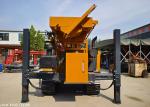 22000 Rotary Torque Steel Track Borewell Machine For 105-800 Mm Drilling