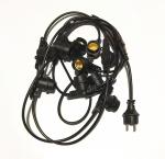 Waterproof black Light belt Droplight head 0.5m-10m Loft Lights cable/cord