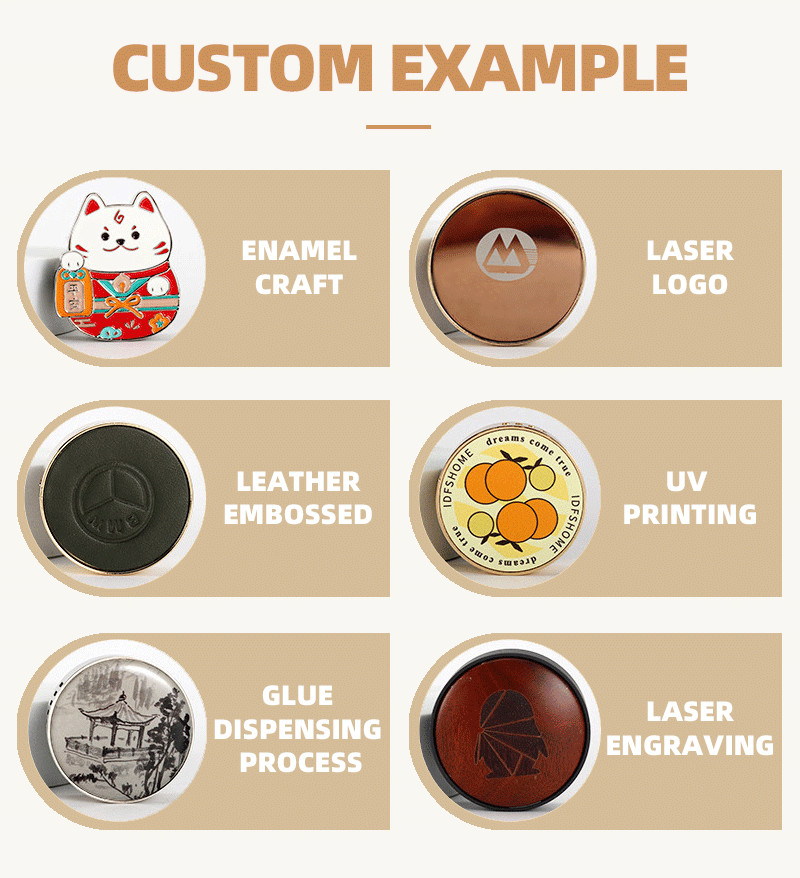 Custom Logo Car Air Fresheners Car Perfume Vent Clip Vanilla, Lemon Fragrance
