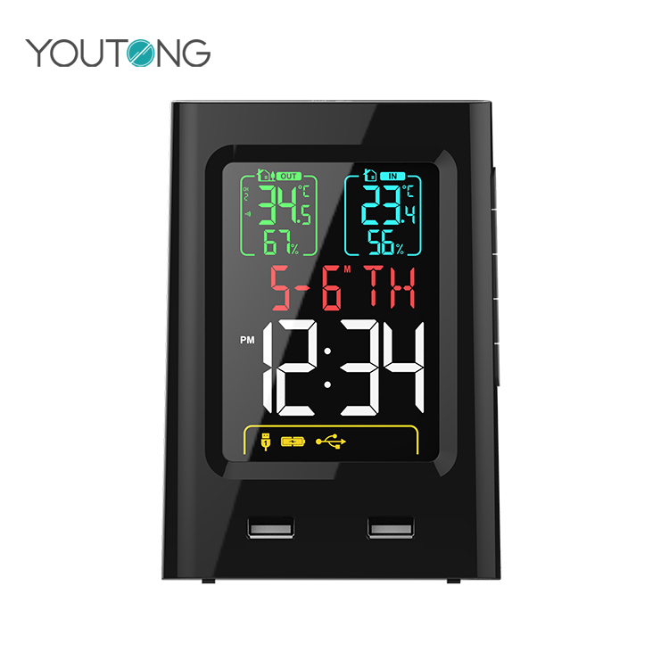 Digital Lcd Weather Station color weather station for home
